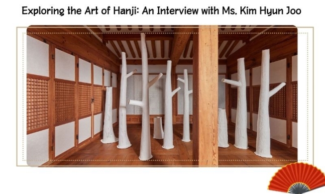 Hanji artist merges past and present via traditional paper